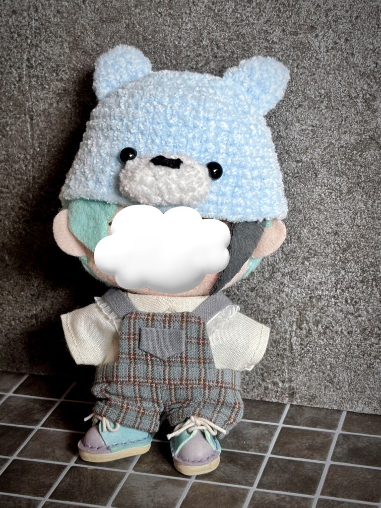 くまちゃん帽子🧸10㎝ぬいちゃん用