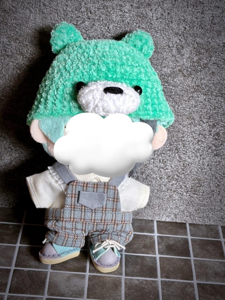 くまちゃん帽子🧸10㎝ぬいちゃん用