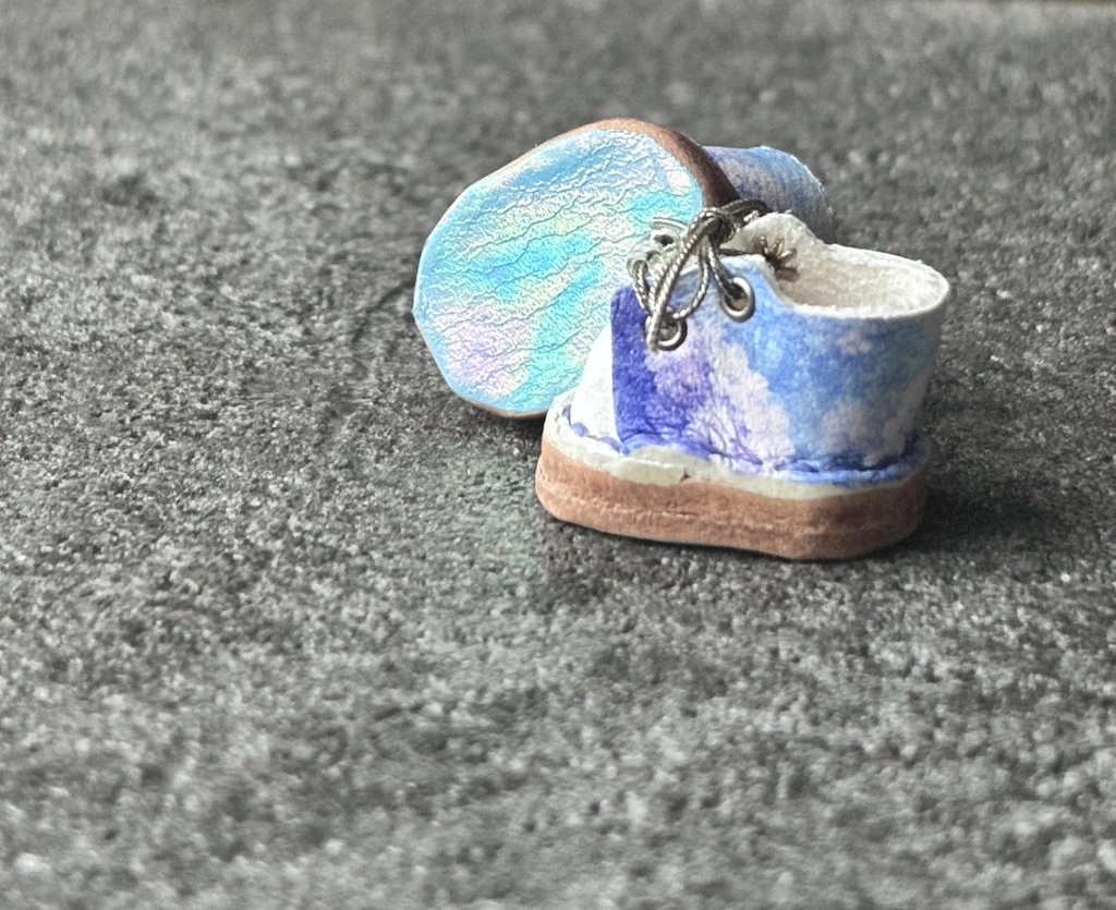 【梅雨限定☔️】紫陽花スニーカー 約9~12cmぬい オビツ11