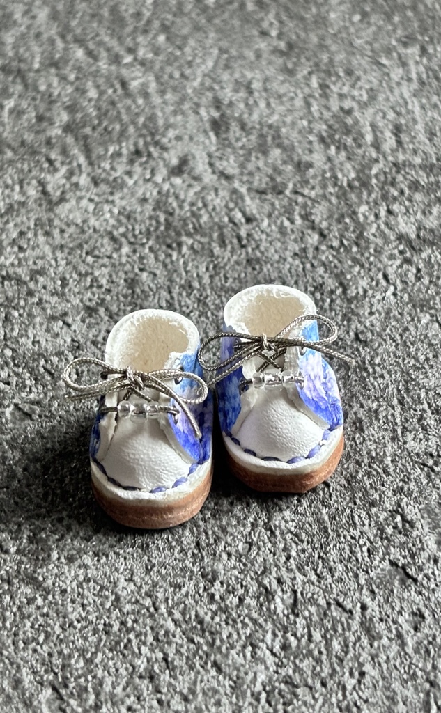 【梅雨限定☔️】紫陽花スニーカー 約9~12cmぬい オビツ11