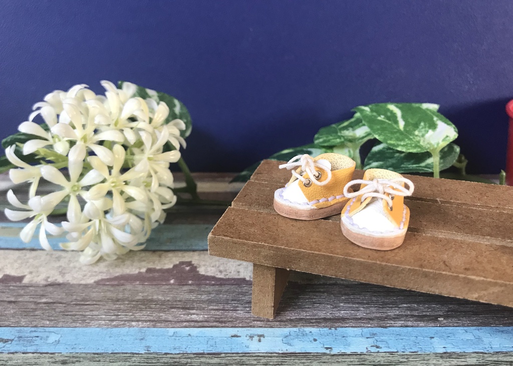 パステルカラー オビツ11 本革靴