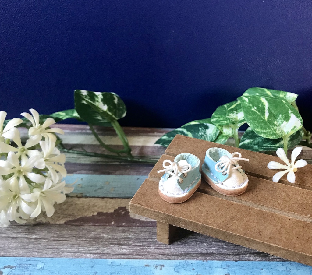 パステルカラー オビツ11 本革靴