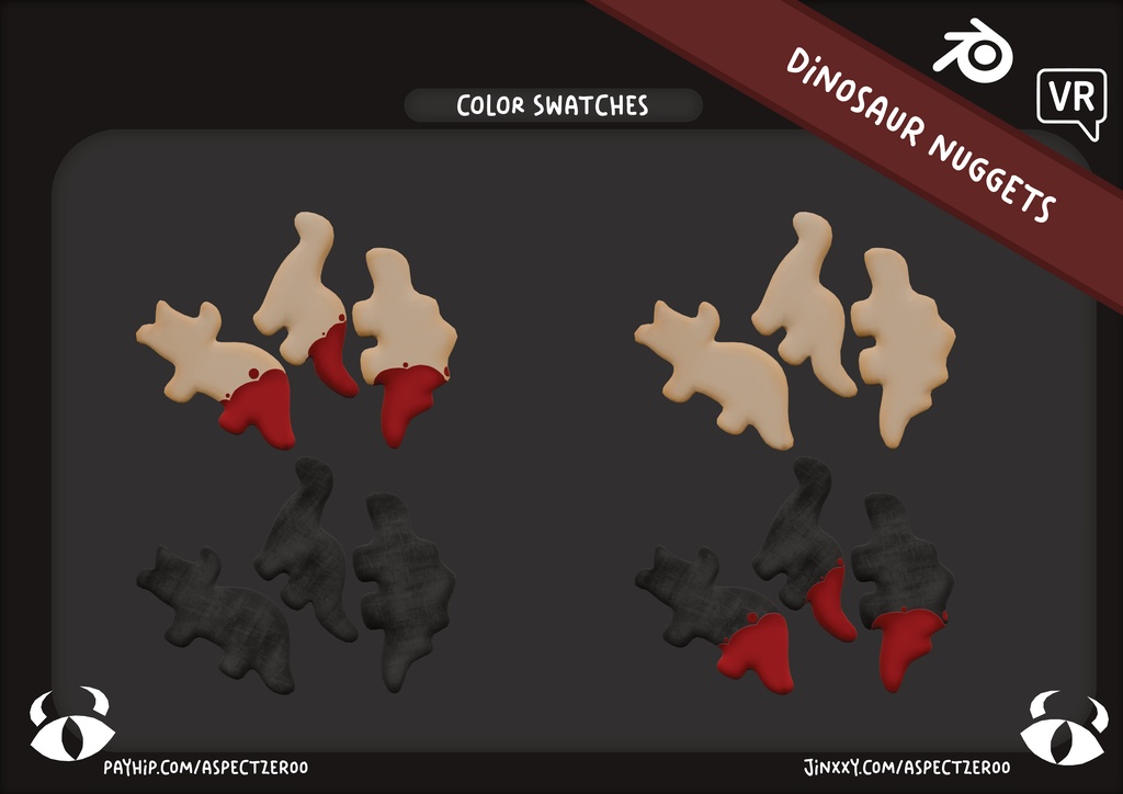 Dino Nuggets - Accessory for VRChat
