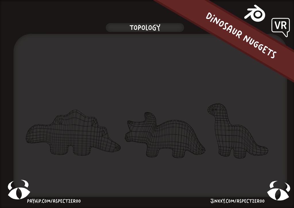Dino Nuggets - Accessory for VRChat