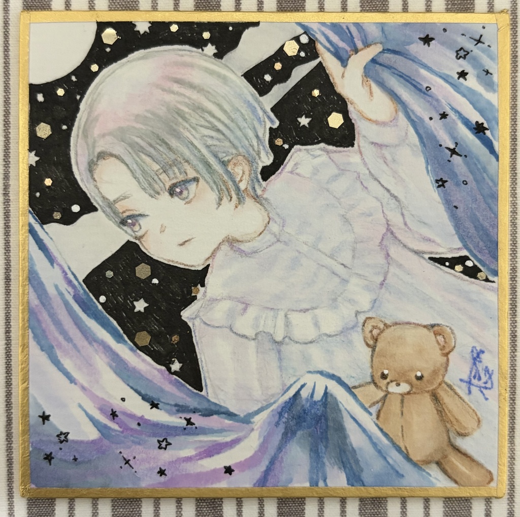 ミニ原画色紙