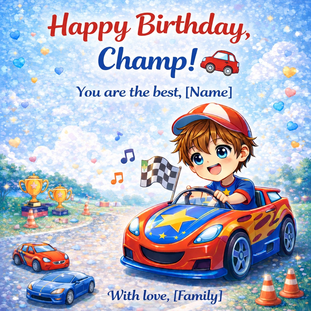 男の子のバースデーカード|Happy Birthday Boy's Birthday Card | Happy Birthday