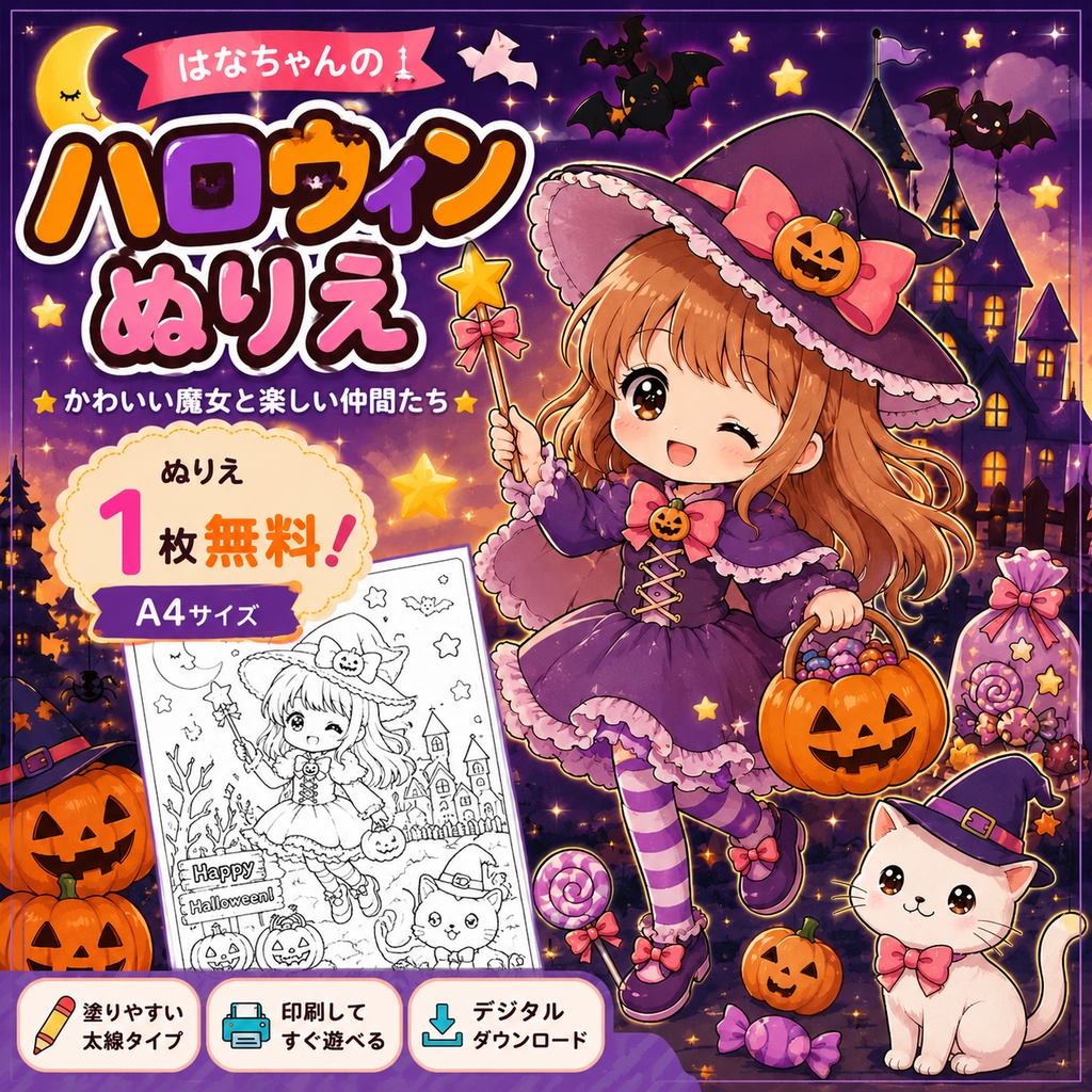 カボチャと魔女のハロウィンナイト   The Halloween Night of the Pumpkin and the Witch