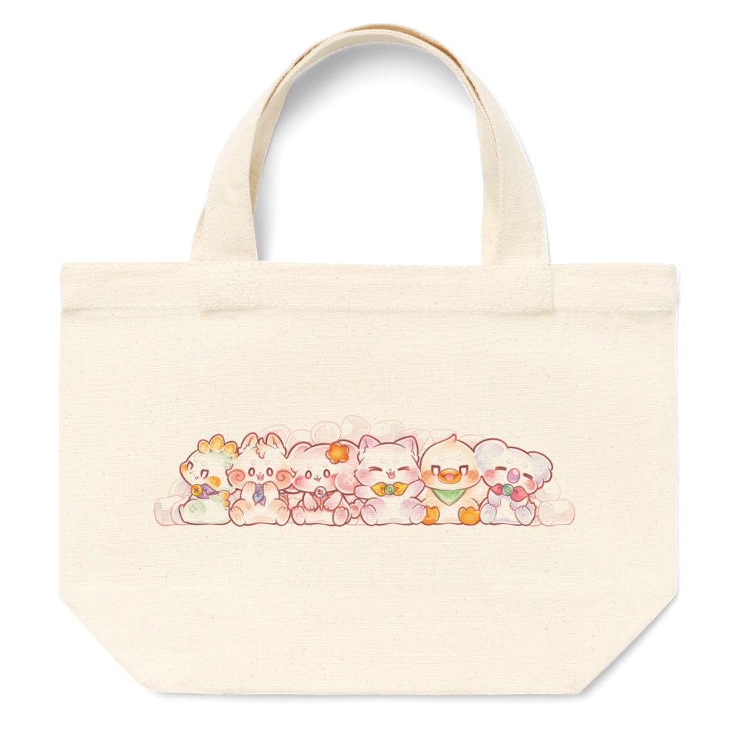 [トートバッグ - S -]ましゅまるず。
