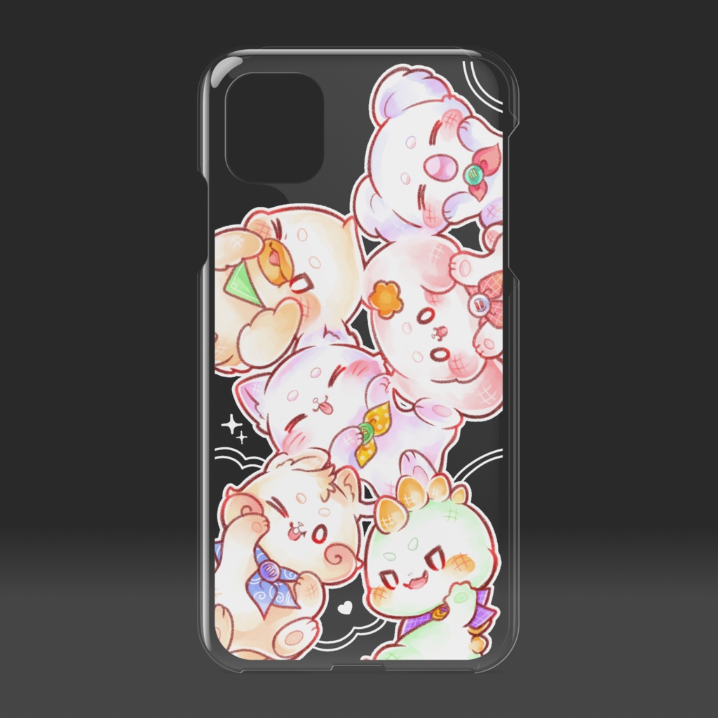 [iPhoneケース ]ましゅまるず。