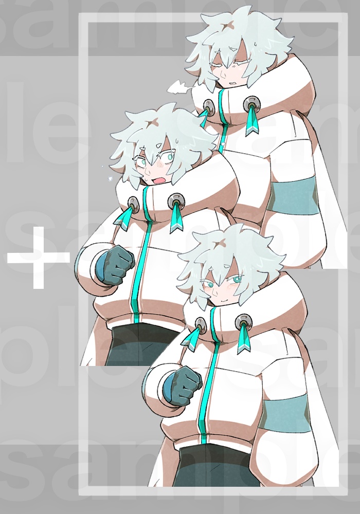 【立ち絵素材】雪うさぎの少年