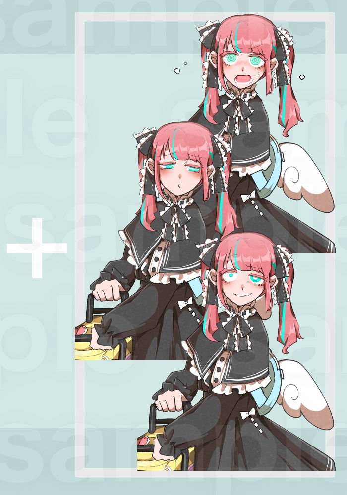 【立ち絵素材】チェーンソーツインテールちゃん