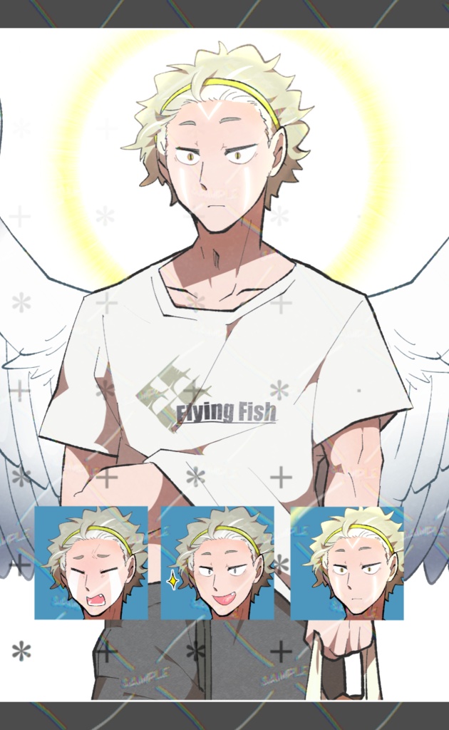 【立ち絵素材】天使(無気力め)