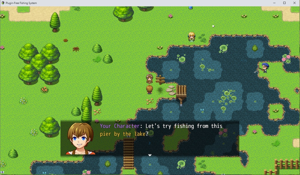 釣りシステム&素材 🌱 RPGツクール MZ・MV・XP | Fishing System + Assets 🌱 RPG Maker MZ MV XP