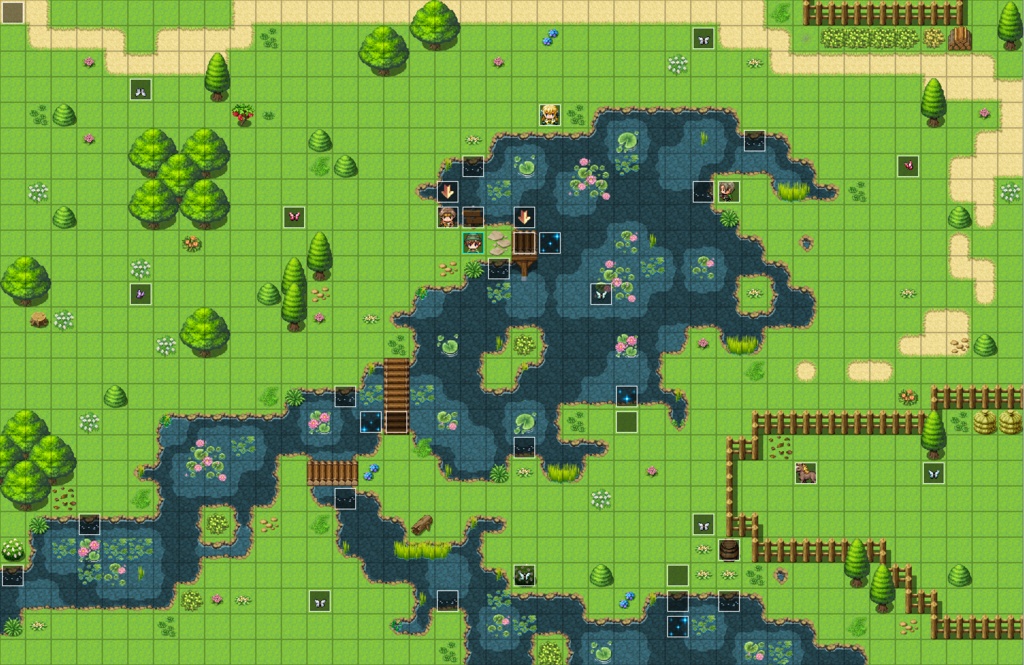 釣りシステム&素材 🌱 RPGツクール MZ・MV・XP | Fishing System + Assets 🌱 RPG Maker MZ MV XP