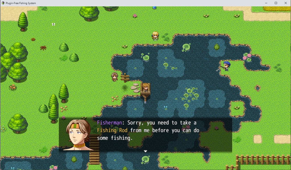 釣りシステム&素材 🌱 RPGツクール MZ・MV・XP | Fishing System + Assets 🌱 RPG Maker MZ MV XP