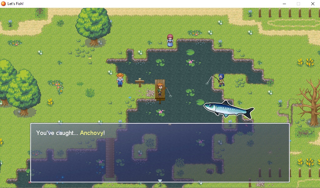 釣りシステム&素材 🌱 RPGツクール MZ・MV・XP | Fishing System + Assets 🌱 RPG Maker MZ MV XP