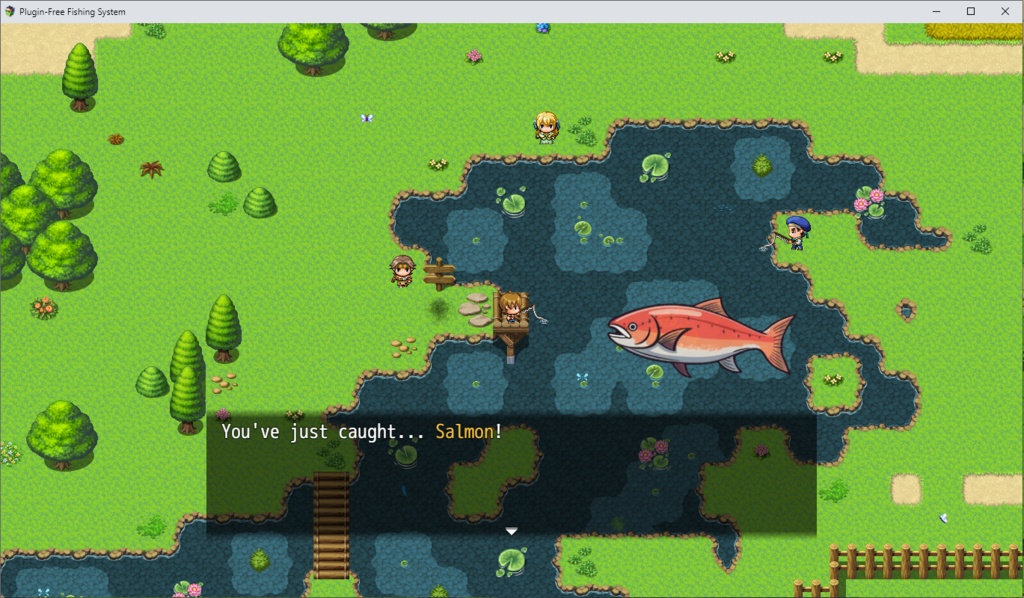 釣りシステム&素材 🌱 RPGツクール MZ・MV・XP | Fishing System + Assets 🌱 RPG Maker MZ MV XP