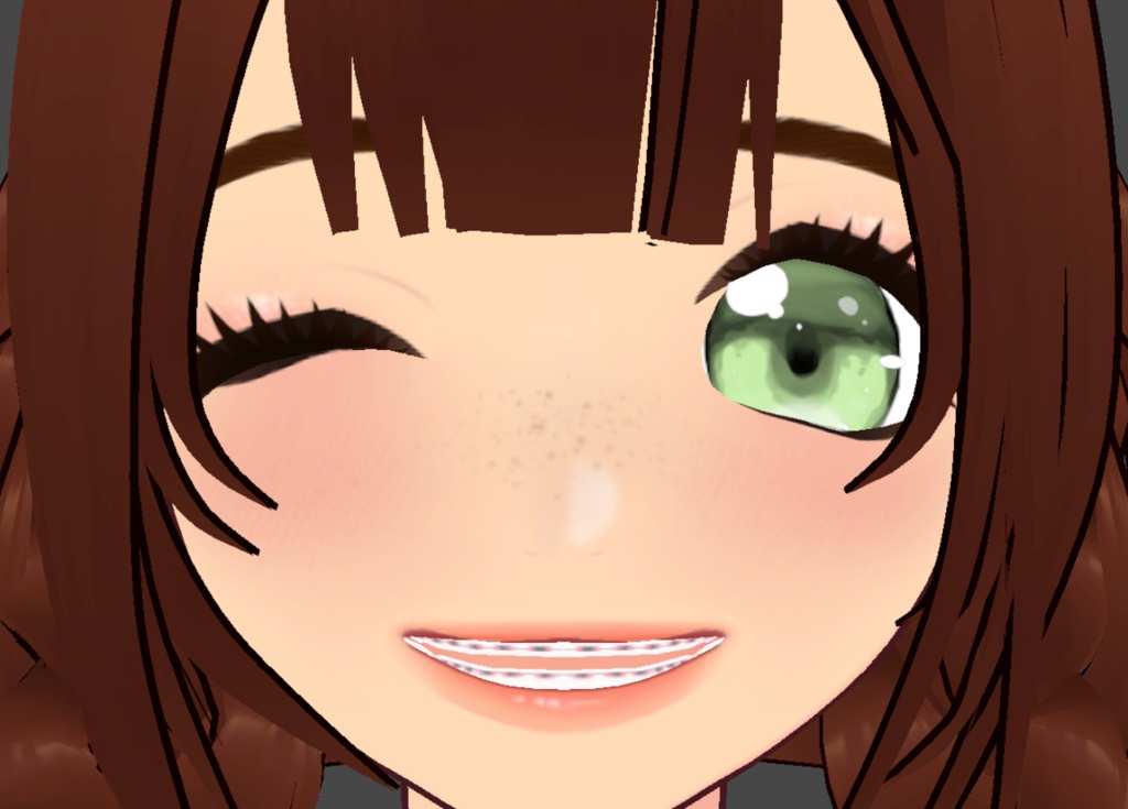 [FREE] VROID | Pink | Blue | Green BRACES