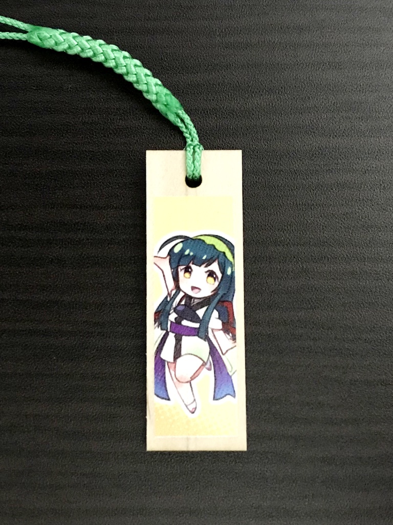 東北ずん子木札ストラップ