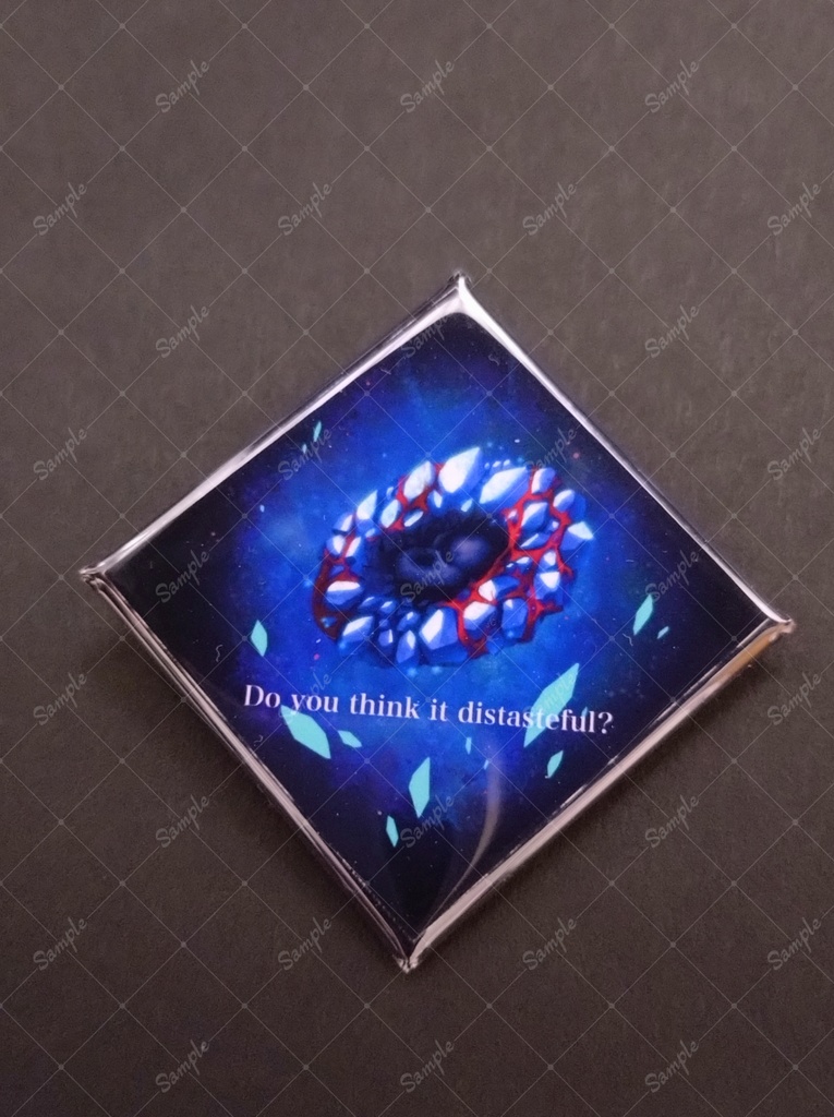 セレン師匠の原輝石缶バッジ