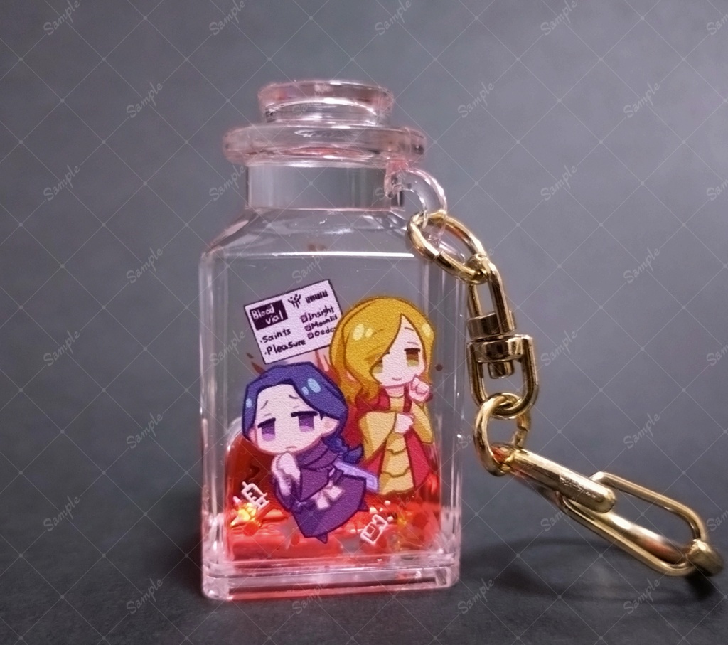 アリアデちゃんリキッドボトルキーホルダー