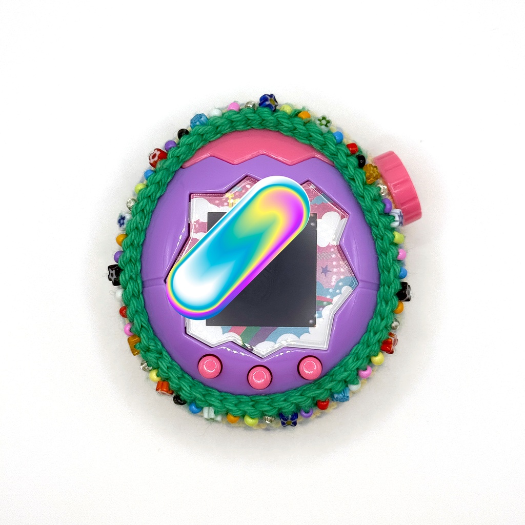 〚たまごっちパラダイス用カバー〛ミルフィオリガーデン