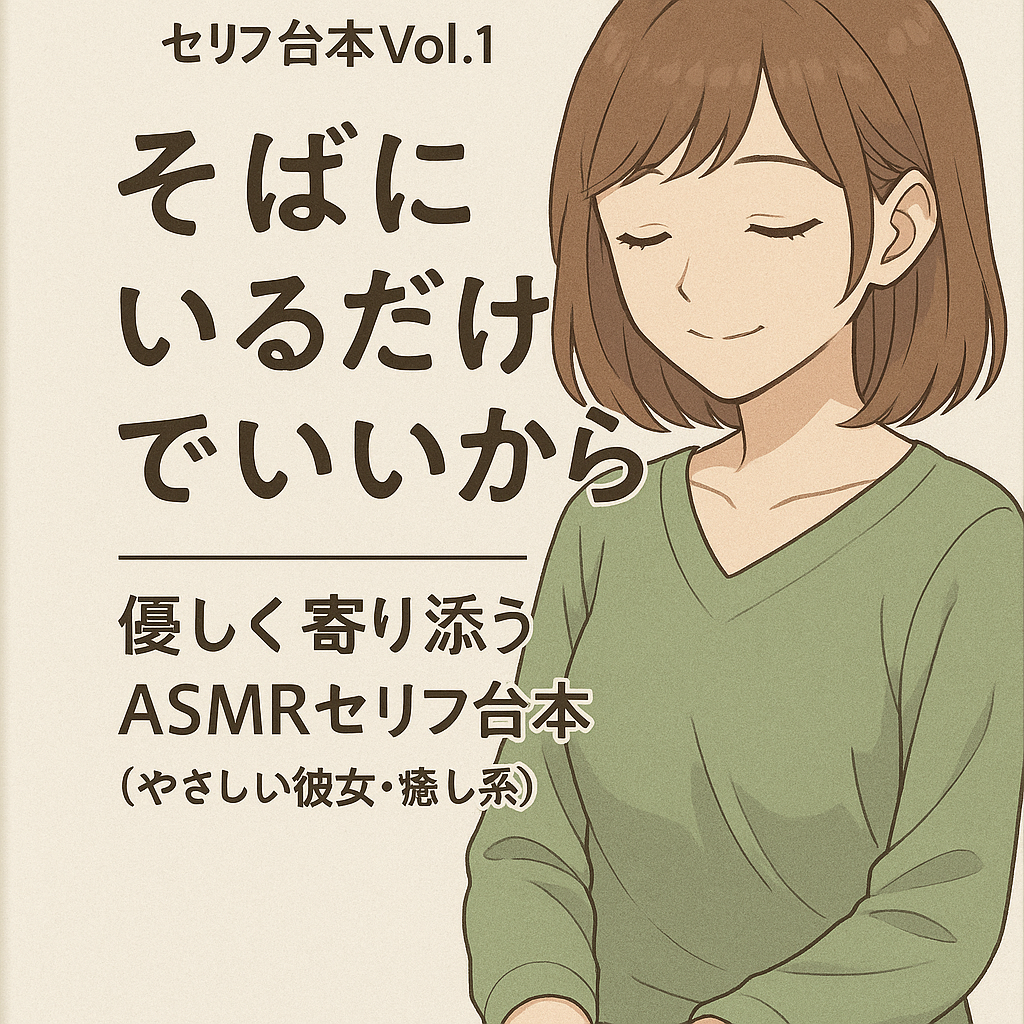 ASMR朗読用セリフ|仕事で落ち込んだ人へ寄り添う彼女の声(台本) - katumin - BOOTH