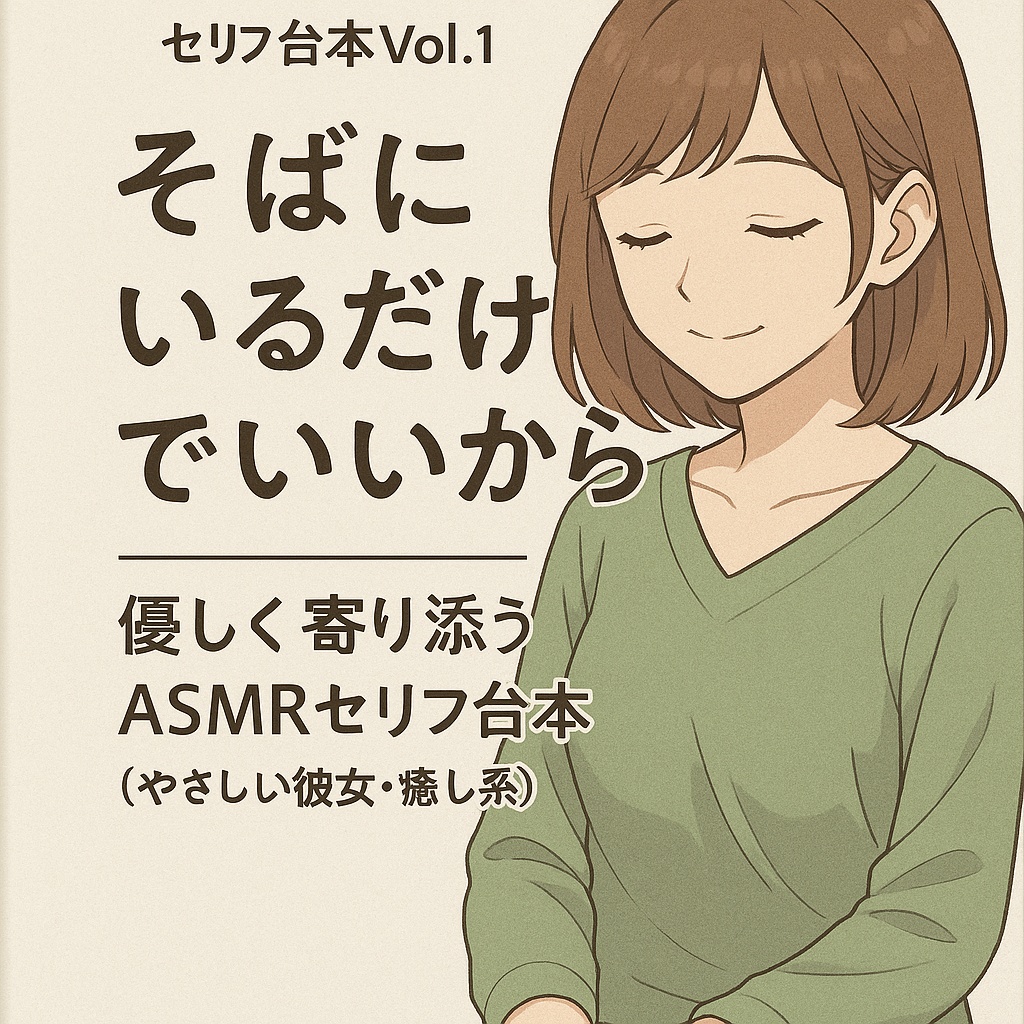 ASMR朗読用セリフ|仕事で落ち込んだ人へ寄り添う彼女の声(台本)
