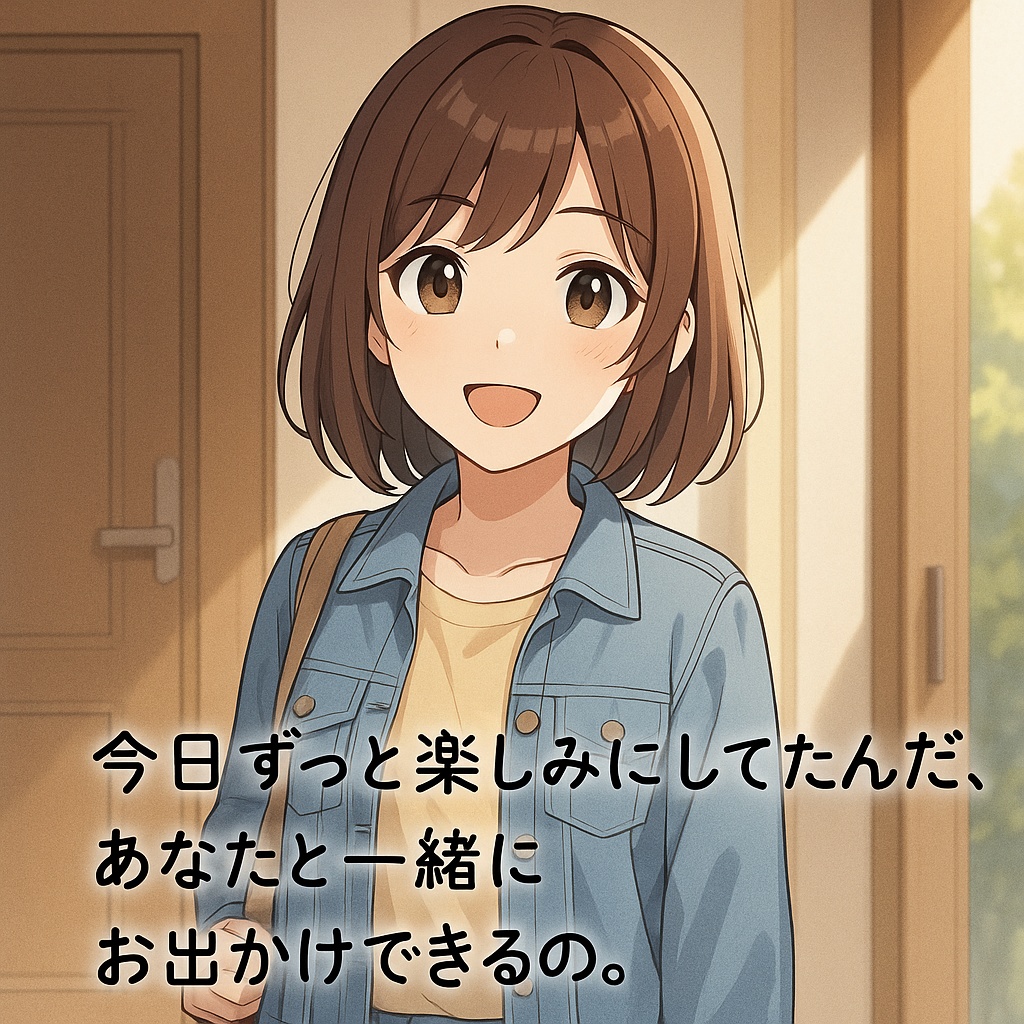 休日、あなたと過ごす1日（朝・昼・夕）