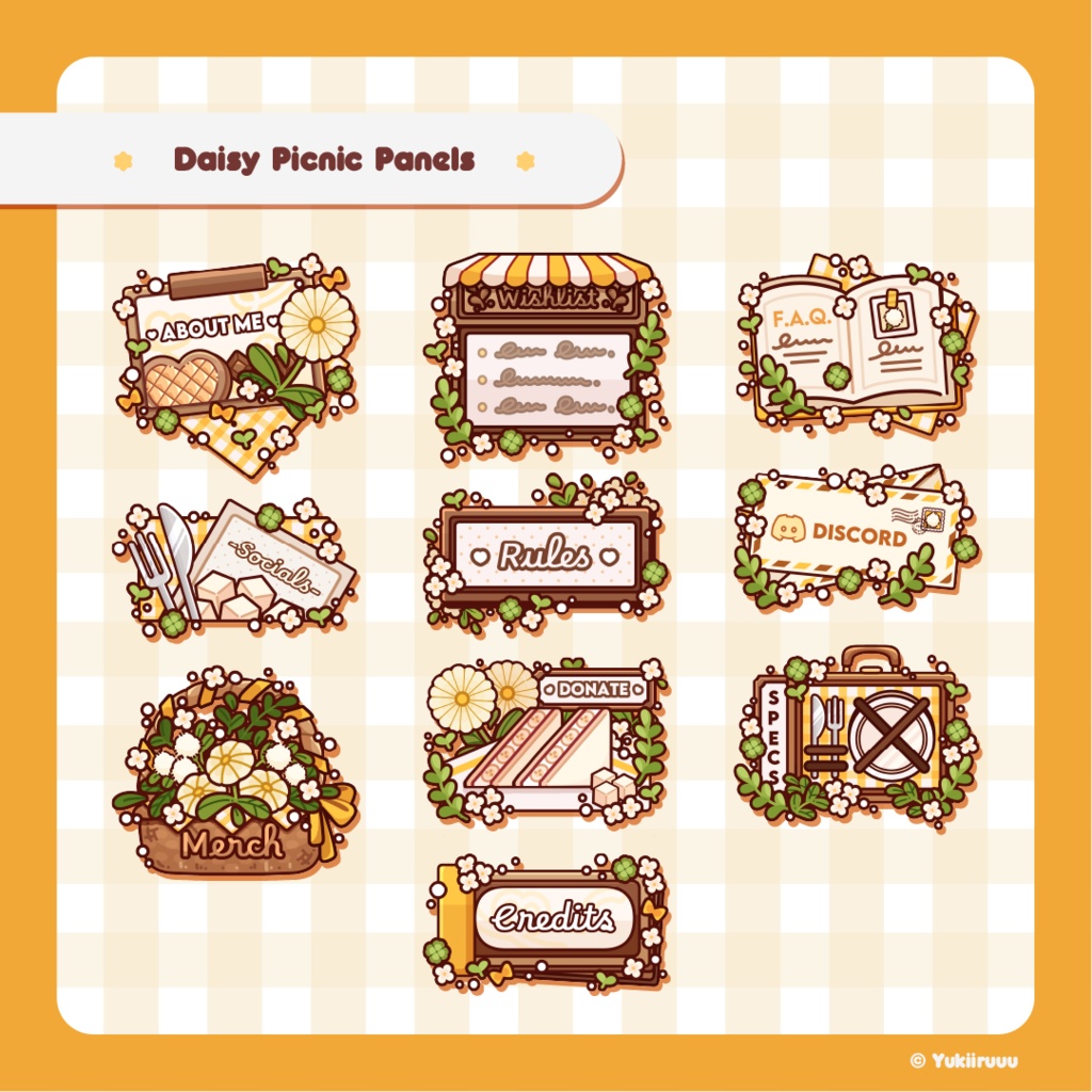 Daisy Picnic Panels!