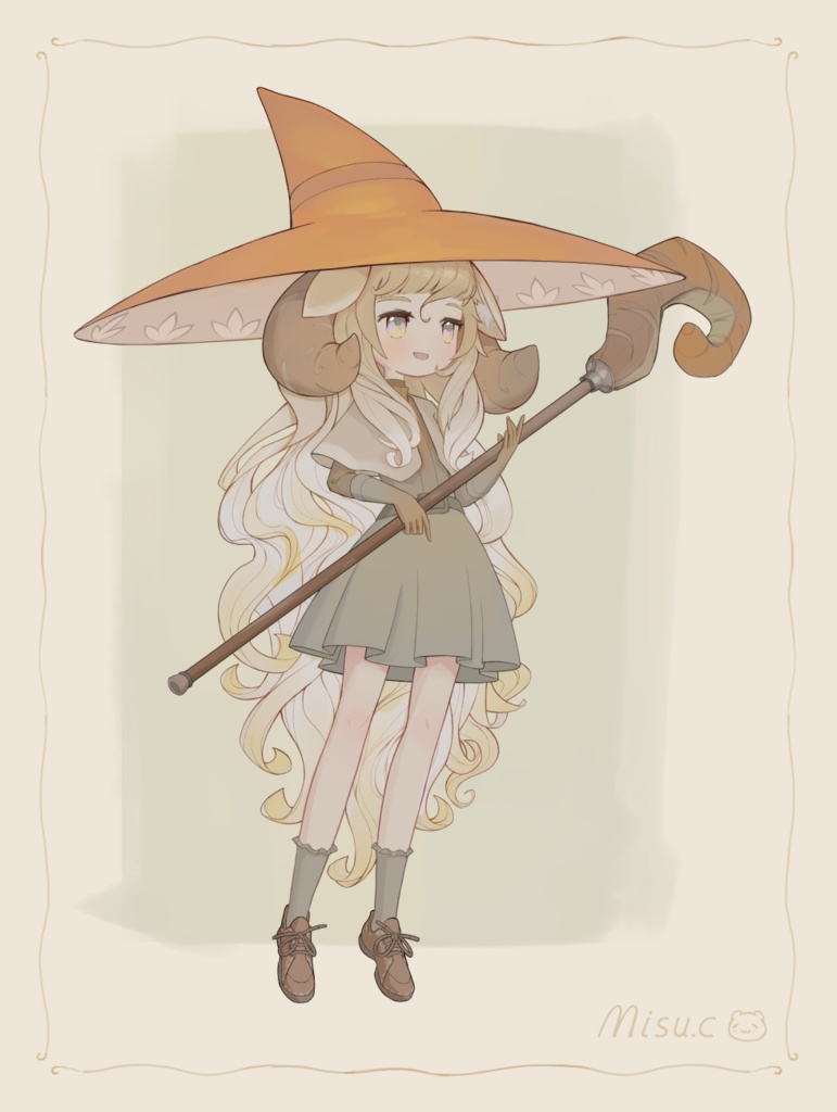 Mage Girls Digital Illustrations