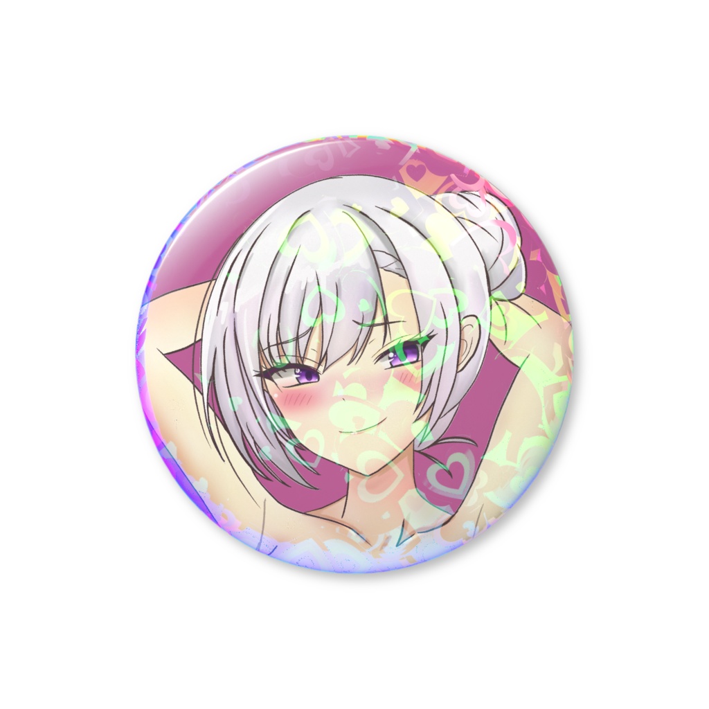 キラキラしてるベルファストの缶バッジ