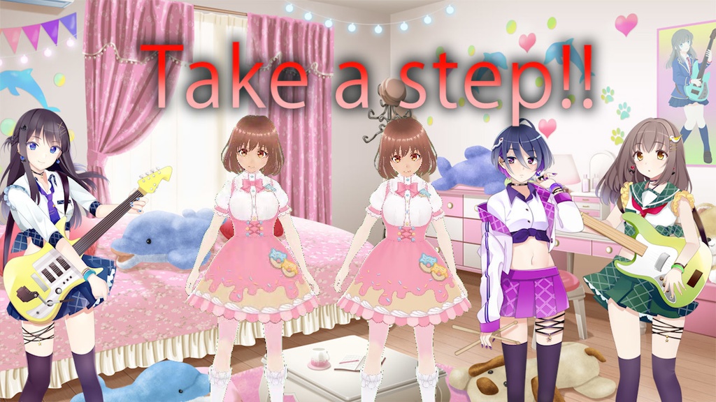 Vtuber 川井 成海 「Take a step!!」の楽曲(フル)