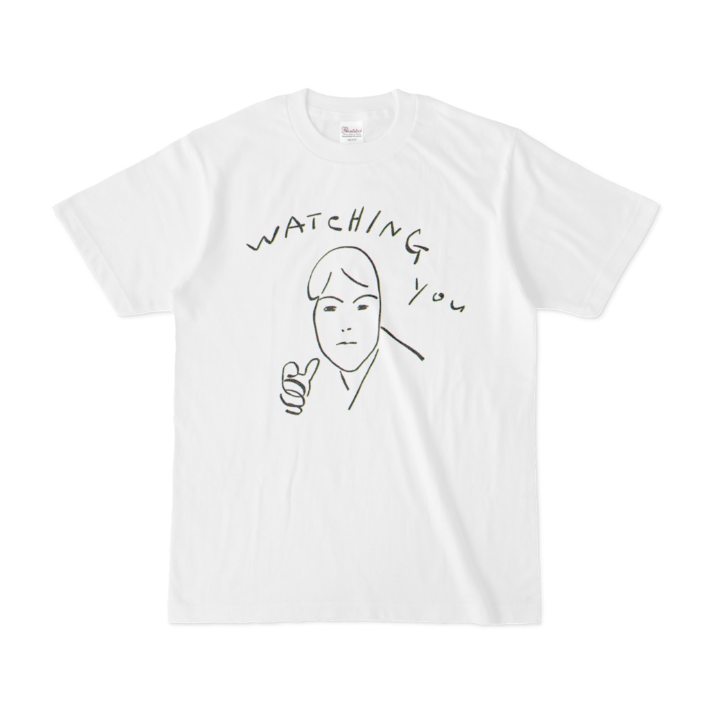 WATCHING YOU Tシャツ(白)