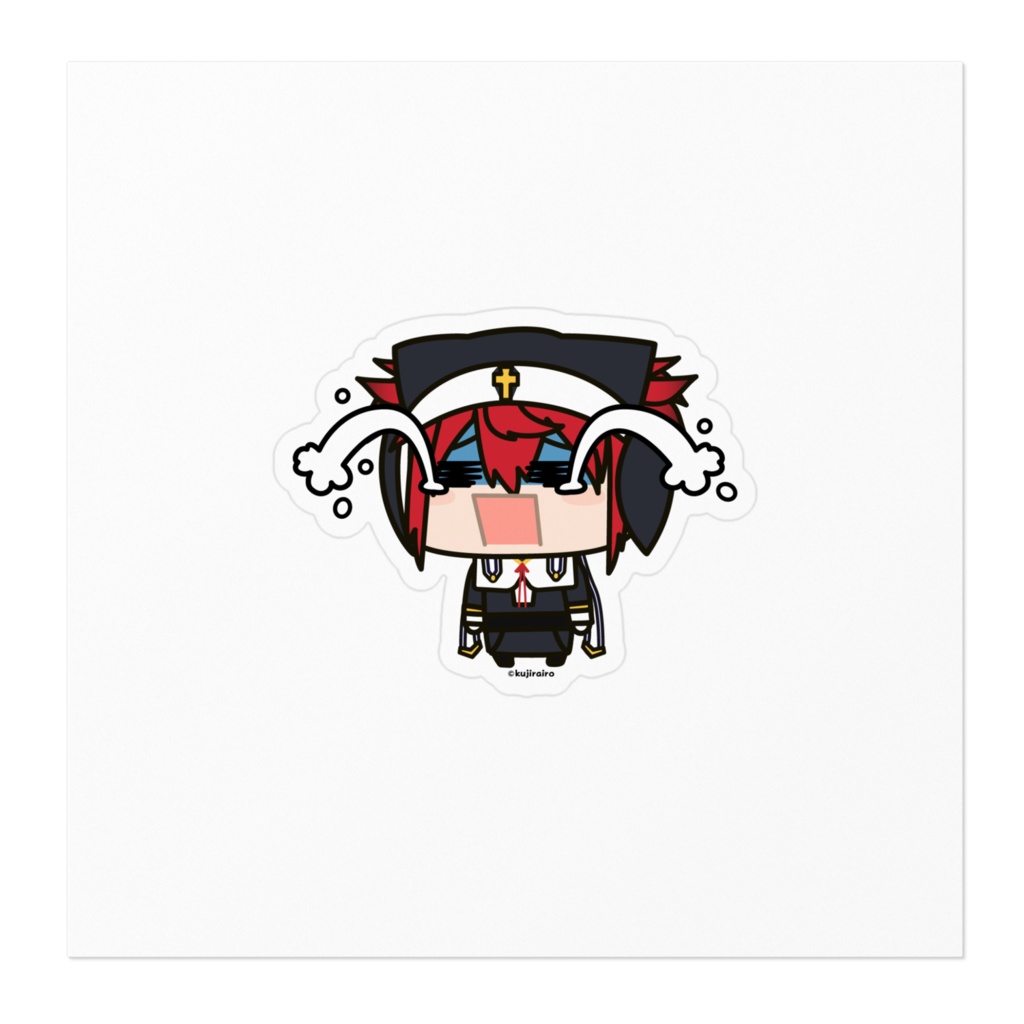 泣いてる悪魔くん防水ステッカー