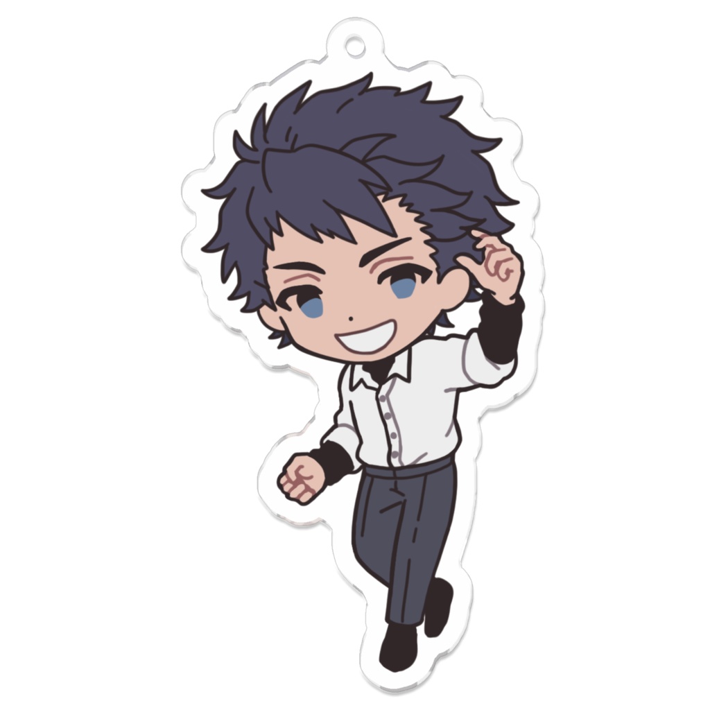 【津賀 留徒】アクリルキーホルダー【天啓劫火】