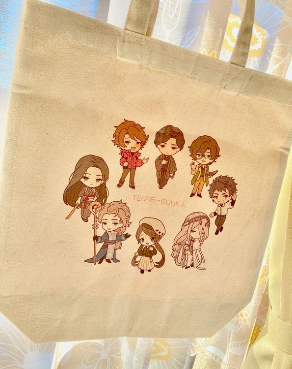 【8キャラ円陣】トートバッグ【天啓劫火】