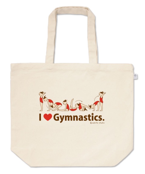 体操ちゃん-後転トートバッグ