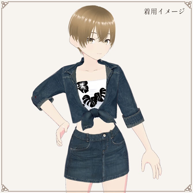 デニムセットアップ