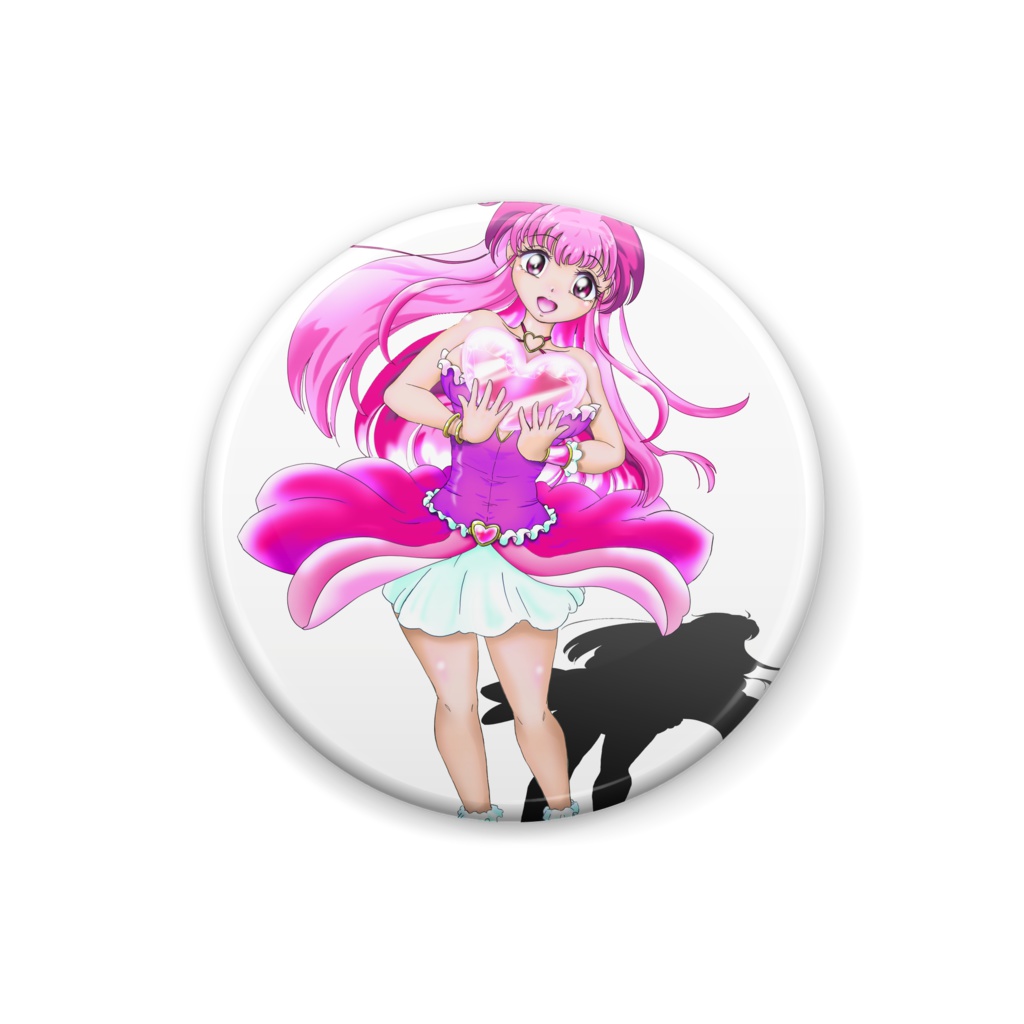ピンクちゃん缶バッジ25ｍｍ