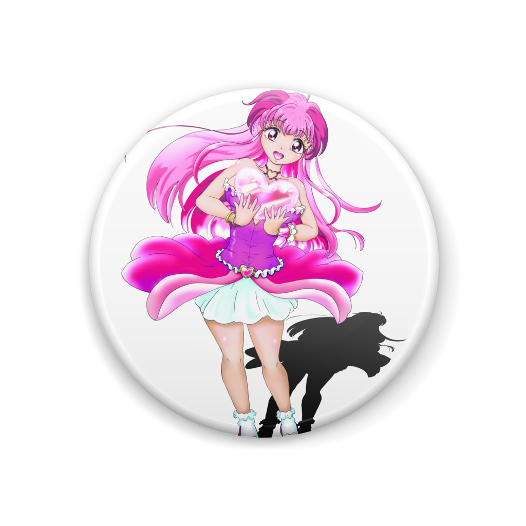 ピンクちゃん缶バッジ44ｍｍ