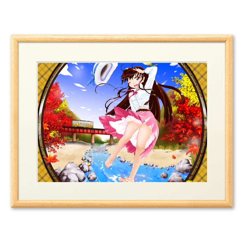 オリジナルキャラクター紅葉狩り