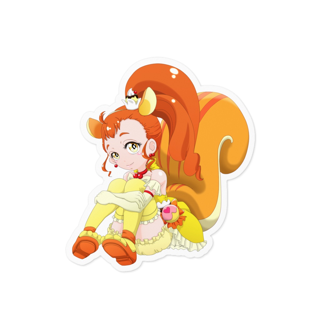 プリキュアアラモード　キュアカスタード　ステッカー