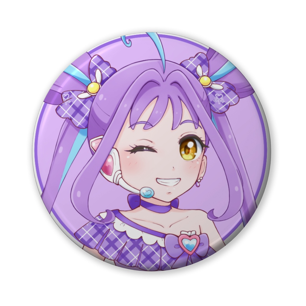 キュアキュンキュン缶バッチ絵柄A