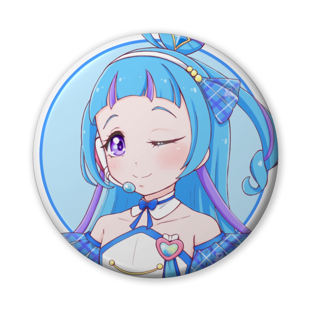 キュアウインク缶バッチ絵柄A