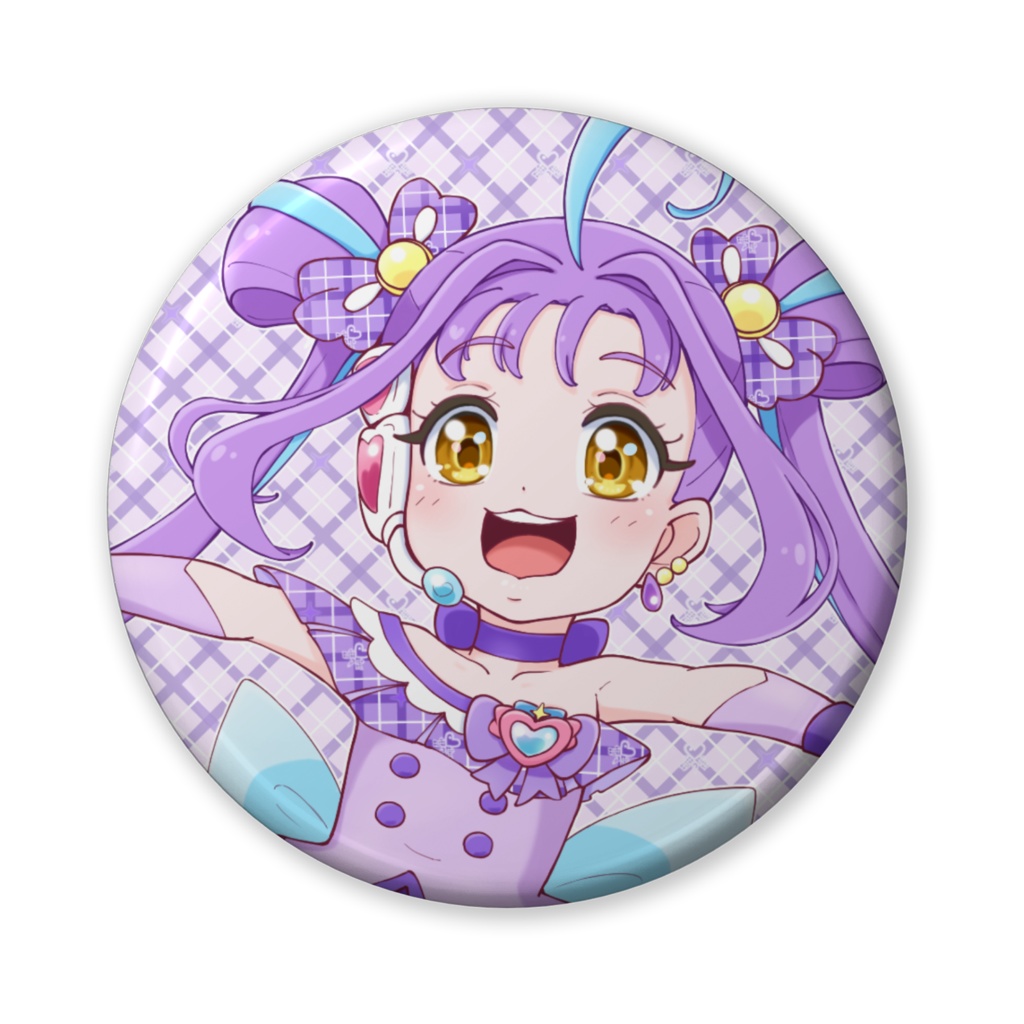 キュアキュンキュン缶バッチ絵柄B