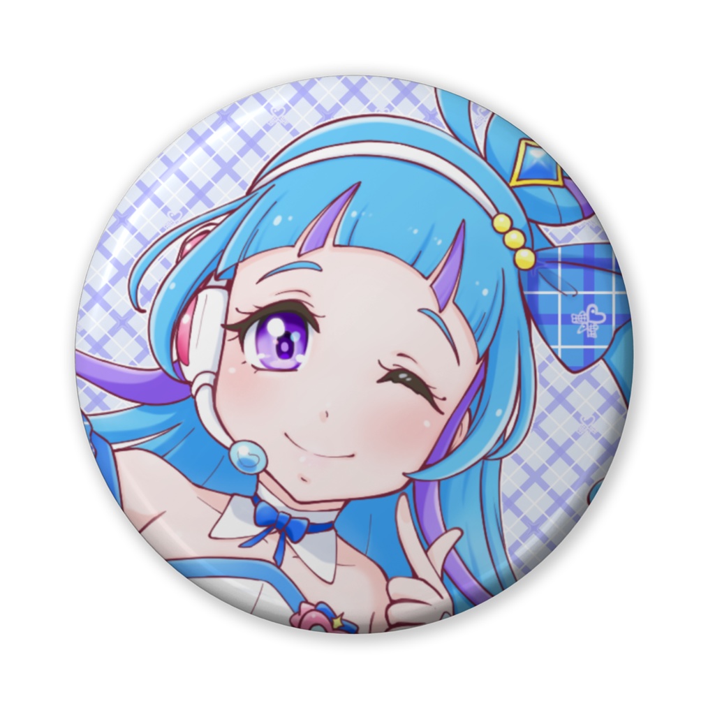 キュアウインク缶バッチ絵柄B