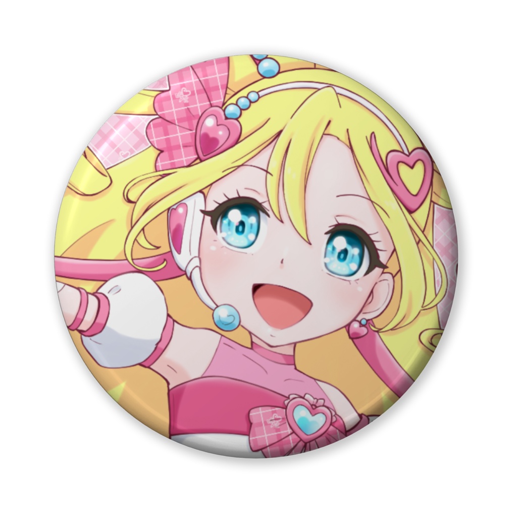 キュアアイドル缶バッチ絵柄B