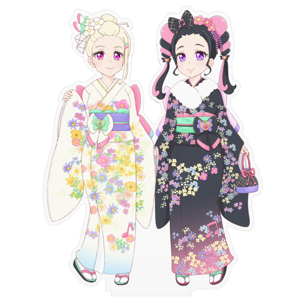 キュアズキューンキュアキッス(田中ぷりんめろん)お正月振袖アクスタ