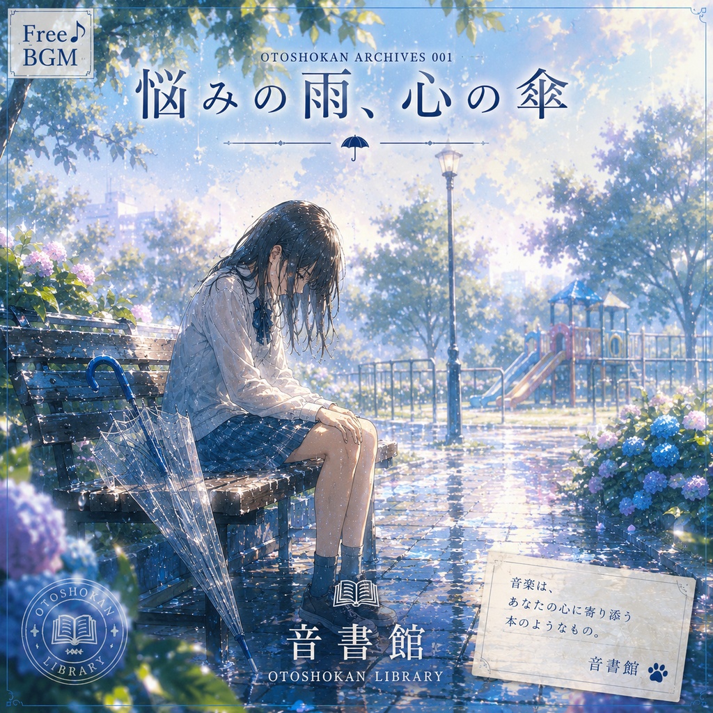 悩みの雨、心の傘